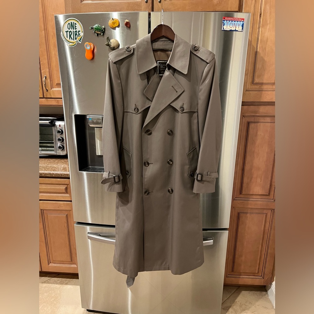 christian dior trench coat